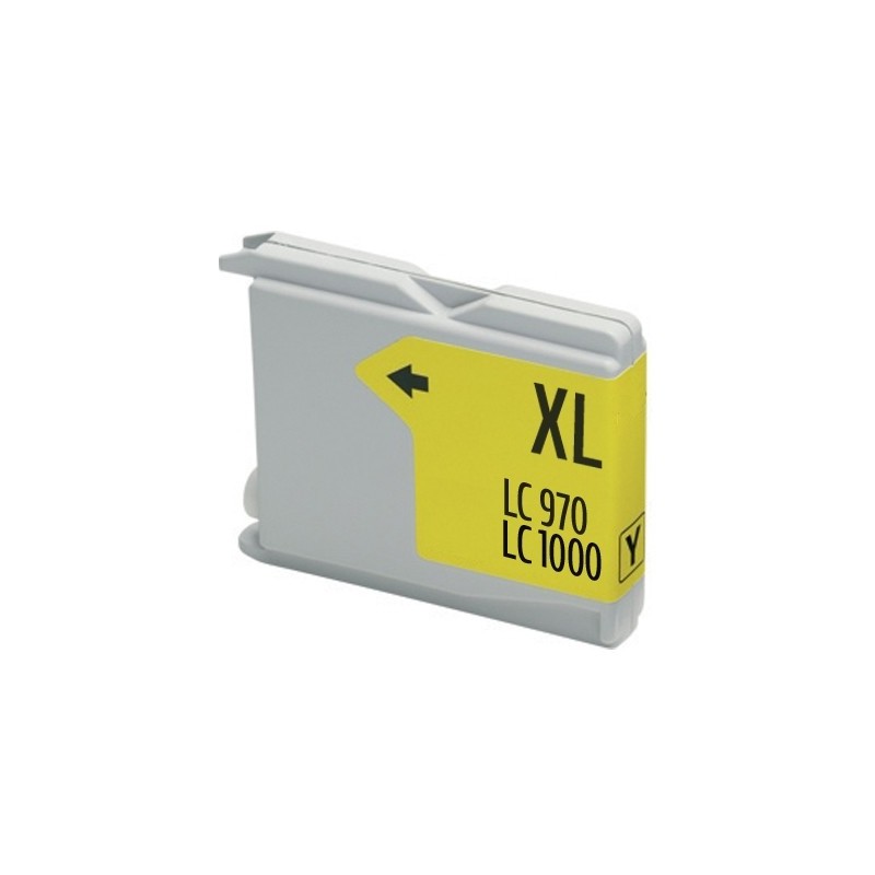 EASYCARTOUCHE Cartouche compatible BROTHER LC1000 jaune