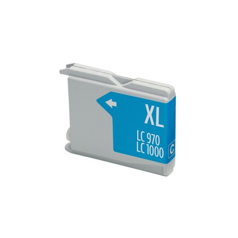 Cartouche compatible BROTHER LC1000 cyan
