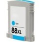 Cartucho compatible HP 88 cian Cartucho compatible HP 88 cian