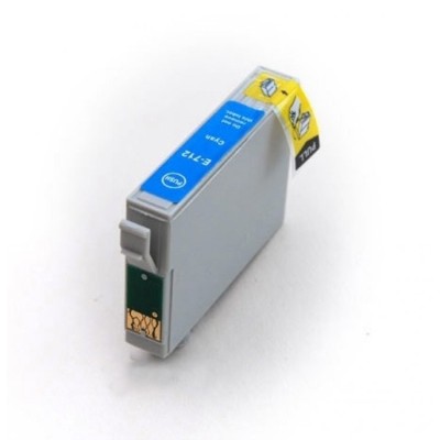 Cartucho compatible EPSON T0712 cian