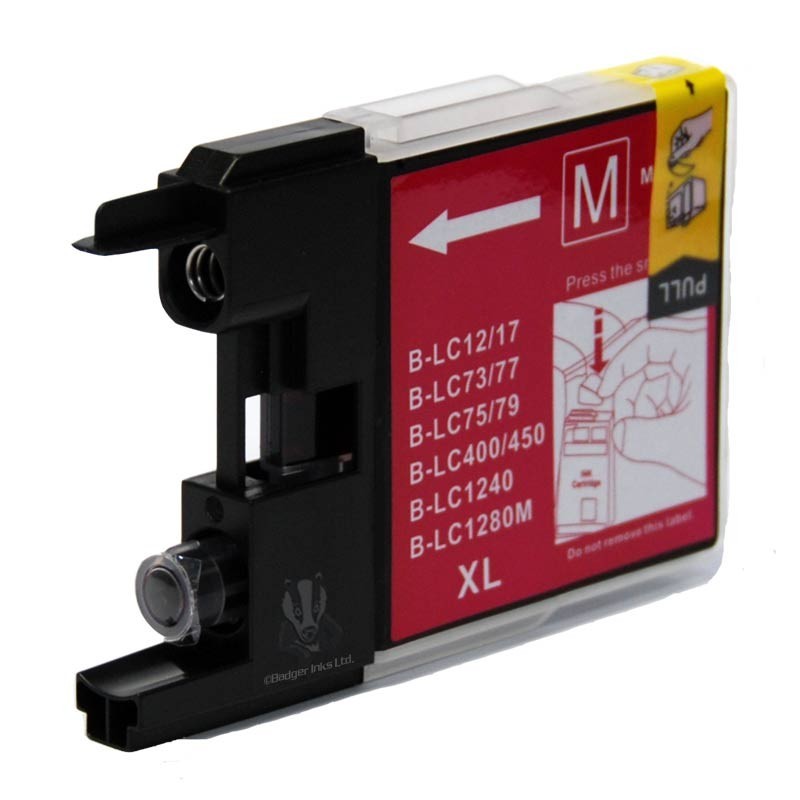 Cartucho compatible BROTHER LC-1280/LC-1240 magenta