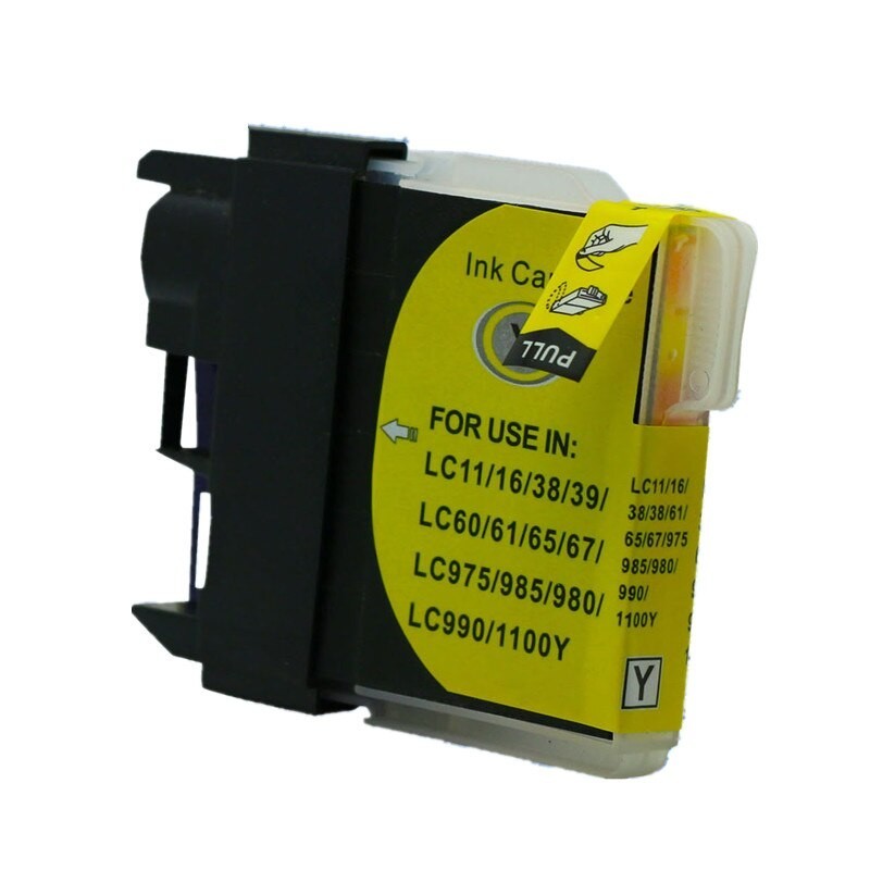 EASYCARTOUCHE Cartouche compatible BROTHER LC1100 jaune