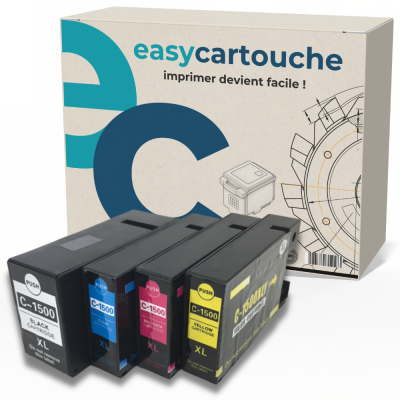 Pack de 4 Cartuchos compatibles CANON PGI1500XL