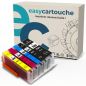 Pack de 5 Cartuchos compatibles CANON PGI-580 CLI-581 XXL