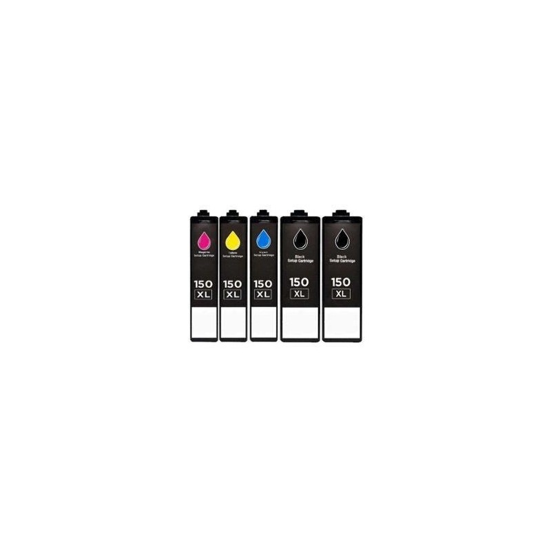 Pack compatible LEXMARK 150XL, 5 cartuchos