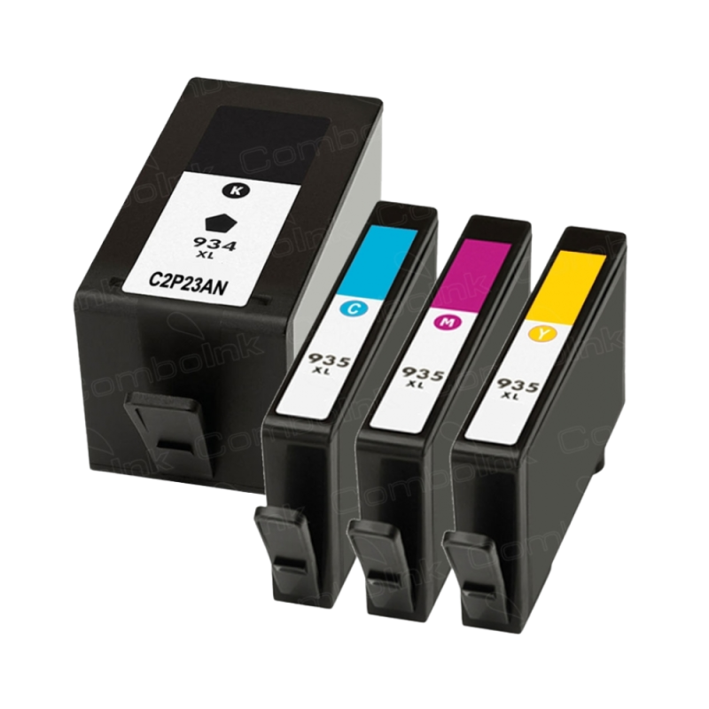 Pack 4 cartouches compatibles HP 934XL/935XL Pack 4 cartouches compatibles HP 934XL/935XL
