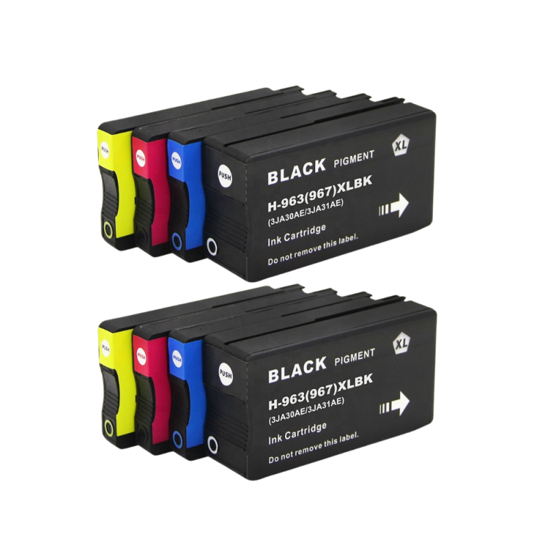 Pack 8 cartouches compatibles HP 963XL Pack 8 cartouches compatibles HP 963XL