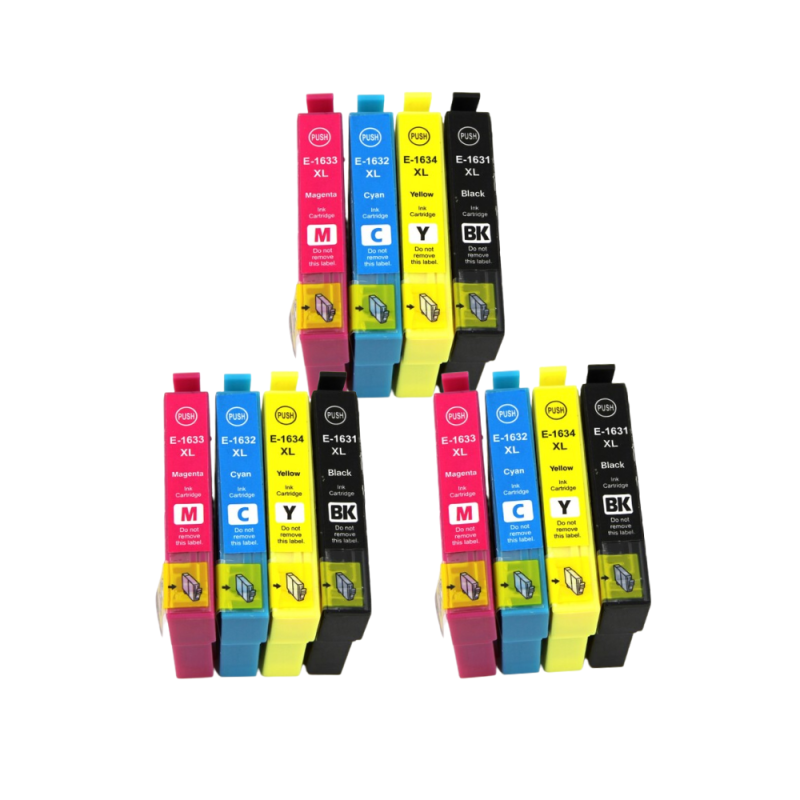 Pack 12 cartouches compatibles EPSON T16XL Pack 12 cartouches compatibles EPSON T16XL