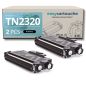 Pack de 2 Tóneres compatibles BROTHER TN-2320 negro