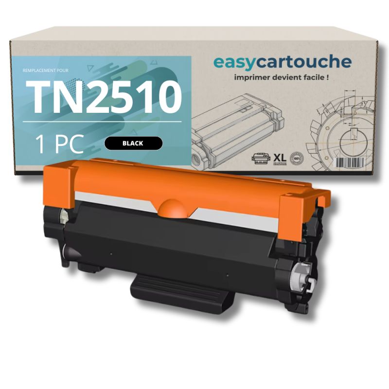Tóner compatible BROTHER TN2510XL negro