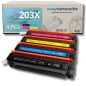 Pack de 4 Tóneres compatibles HP 203X