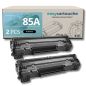 Pack de 2 Tóneres compatibles HP 85A negro