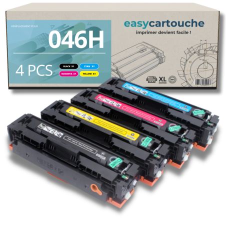 Pack 4 Toners compatibles CANON 046H