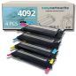 Pack de 4 toners compatibles SAMSUNG CLT-4072S/CLT-4092S (BK c m y)