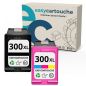 Pack de 2 cartuchos compatibles HP 300XL negro et couleur