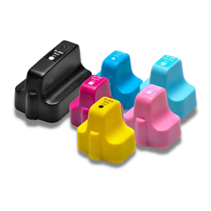 Pack 6 cartouches compatibles HP 363 Pack 6 cartouches compatibles HP 363