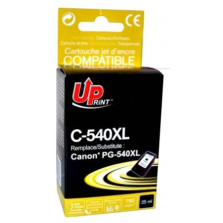 Uprint PG-540 XL negro cartucho de tinta compatible para canon