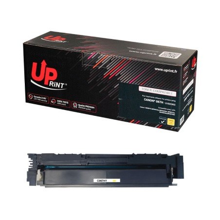 Toner uprint 067H jaune compatible canon - économies garanties