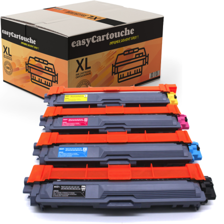 Pack 4 Toners compatibles BROTHER TN-241