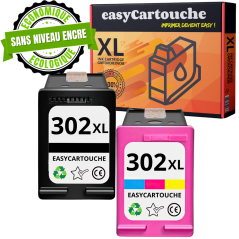 Pack Compatible HP 302 XL: Noir & Couleur, Économie!