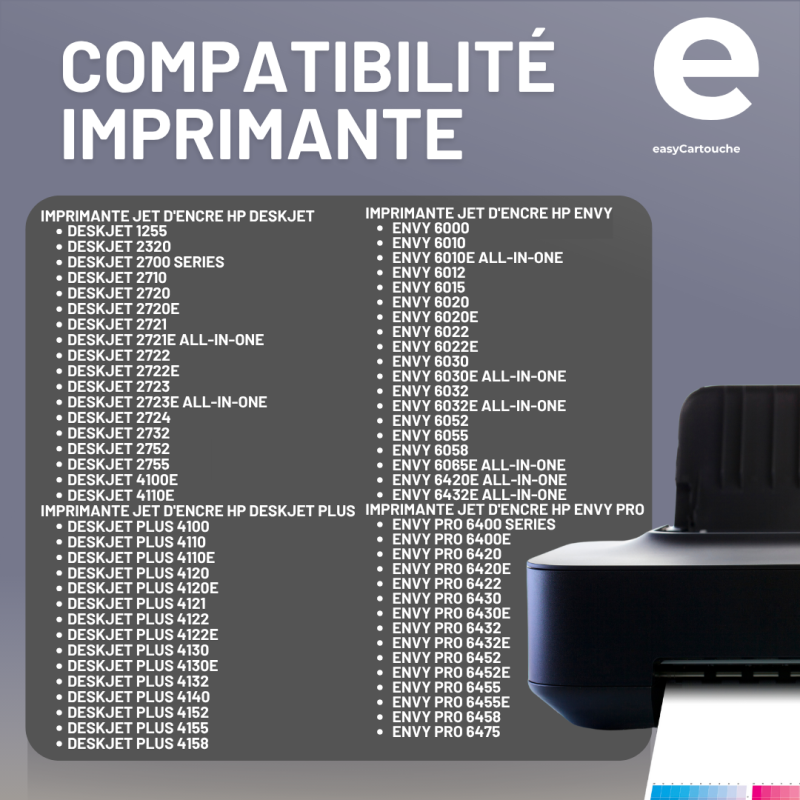 Cartouche D'encre 305 XL Noir Compatible HP Deskjet Plus 4100 - Marque Best Office