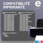 Pack 2 cartouches compatibles HP 303XL noir et couleur Pack 2 cartouches compatibles HP 303XL noir et couleur