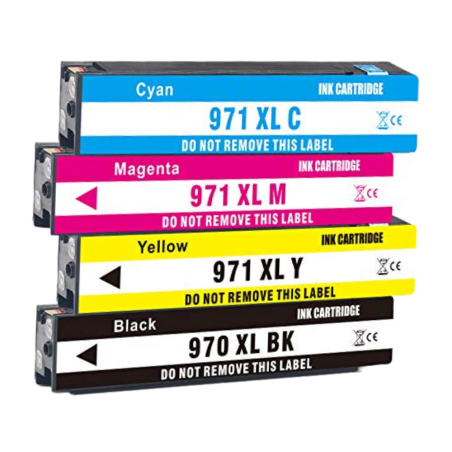 Pack 4 Cartouches compatibles HP 970/971XL