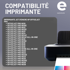Pack 4 cartouches compatibles HP 963XL