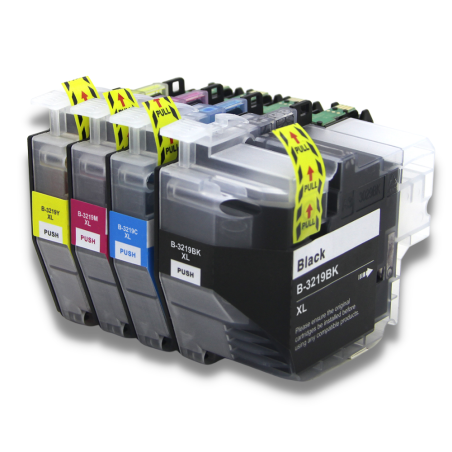 Pack 4 Cartouches Brother LC3219XL Compatibles | EasyCartouche