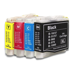 Pack 4 Cartouches compatibles BROTHER LC1000