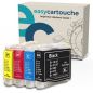 Pack de 4 cartuchos compatibles BROTHER LC1000