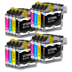 Pack 16 Cartouches Brother LC123 XL Compatibles | EasyCartouche