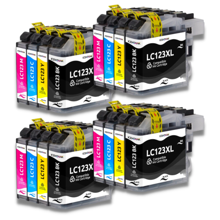 Pack 16 Cartouches Brother LC123 XL Compatibles | EasyCartouche