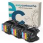Pack compatible BROTHER LC1240/LC1280, 12 cartuchos