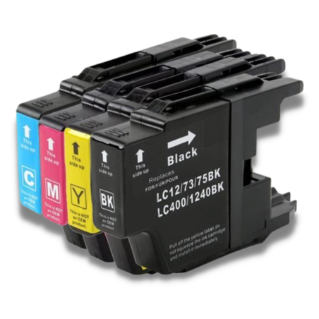 Pack 4 Cartouches compatibles BROTHER LC1240/LC1280
