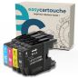 Pack de 4 cartuchos compatibles BROTHER LC1240/LC1280