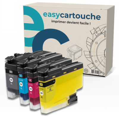 Pack de 4 cartuchos compatibles BROTHER LC426XL Alta capacidad