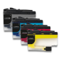Pack 4 cartouches compatibles BROTHER LC424XL