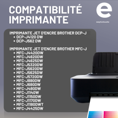 Cartouche compatible BROTHER LC-223C cyan