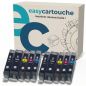 Pack de 10 cartuchos compatibles CANON PGI-5/CLI-8