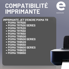 Pack 5 Cartouches compatibles CANON PGI-580 CLI-581 XXL