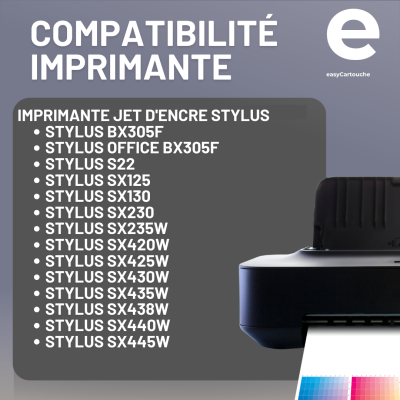 Pack 4 cartuchos compatibles EPSON T1285