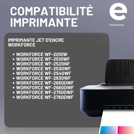 Cartouche compatible EPSON T16XL jaune