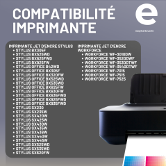 Cartouche compatible EPSON T1294 XL jaune