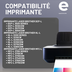 Pack de 4 toners compatible BROTHER TN-247XL