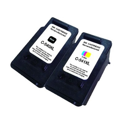 Pack uprint compatible CANON PG-540XL/CL-541XL, 2 cartuchos