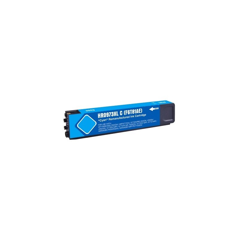 Cartouche UPRINT compatible HP 973XL (F6T81AE) CYAN Cartouche UPRINT compatible HP 973XL (F6T81AE) CYAN