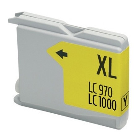 BROTHER LC970 amarillo - cartucho compatible económico