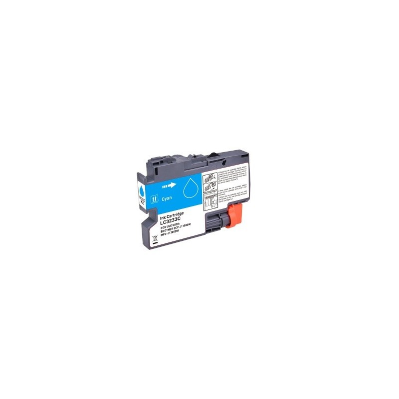 Cartouche UPrint compatible BROTHER LC3233C CYAN Cartouche UPrint compatible BROTHER LC3233C CYAN