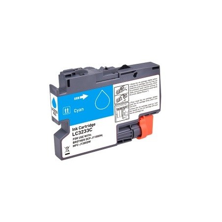 Uprint LC3233C cartucho compatible BROTHER cian económico